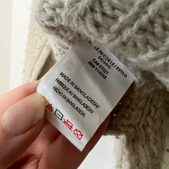 Le Temps Des Cerises Womens Colourblock Cable Knit Cozy Sweater Small - Picture 9 of 11